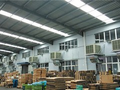紙制品車間降溫（負壓風機+水簾）案例